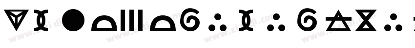 BJduhuaijianxingli R字体转换